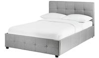 Habitat Eros Kingsize End Opening Ottoman Bed Frame Grey Spacious Storage Bed