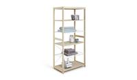 Flicka Open 5 Shelf Wardrobe Pine Stylish and Functional Bedroom Storage