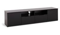 Hayward 2 Drawer TV Unit Black Modern and Functional Media Storage Decor