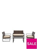 San Remo Sofa Set High Quality Rattan & Sturdy Steel Frame Outdoor Furniture