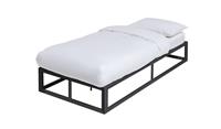 Platform Single Metal Bed Frame Black Durable and Stylish Bedroom Furniture