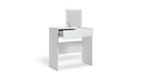 Malibu 1 Drawer Dressing Table & Mirror White Stylish Bedroom Storage Solution