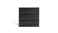 Habitat Jenson 3 Drawer Chest Black Brown Spacious and Stylish Bedroom Storage