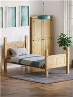 Corona Solid Pine 3ft Bed Frame High Foot Durable and Stylish Bedroom Furniture