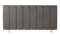 Bircham Small Double Headboard Grey Modern Upholstered Bedroom Decor Accent