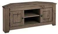 Amersham Corner TV Unit Dark Pine Media Storage Cabinet Living Room