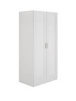 Taryn Kids 2 Door Wardrobe - White Stylish and Spacious Kids Bedroom Storage