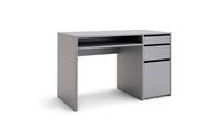 Pepper 2 Drawer Pedestal Office Desk Grey Compact Study Table