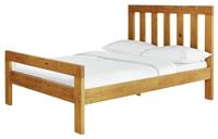 Chile Kingsize Bed Frame Oak Stain Modern Scandinavian Style Bedroom