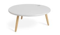 60 Yumemi Round Coffee Table by Felix Conran Grey Contemporary Design