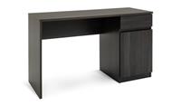Jenson 1 Drawer Office Desk Black & Brown Modern Home Office Furniture