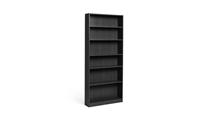 Maine Deep Bookcase Black Storage Organiser Shelf Living Room Furniture