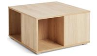 Squares Coffee Table Natural Modern Living Room Furniture Storage Organiser