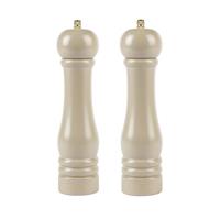 Salter Salt & Pepper Mills - Set of 2, 23cm, Ceramic Mechanism, Beige
