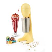 Giles & Posner Milkshake Maker 2 Speeds, Stainless Steel Cup & Blade, Matte