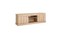 Griselde 2 Door TV Unit Natural Media Stand Storage Cabinet Living Room