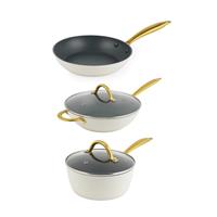 Salter Aerotech Pro 3-Pc Pan Set 30 x Tougher Non-Stick Coating*, Oven Safe