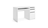 Pepper 2 Drawers Large Office Desk White Modern Home Workspace