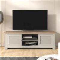 Galano Milan Wide TV Stand 150cm Light Grey Oak For Living Room