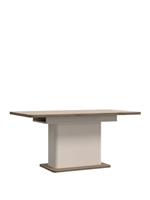 Lacetti 200 cm Extending Dining Table Cream & Oak Spacious Dining Furniture