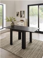 Panama Extending Dining Table Black | 80cm to 160cm | Flip-Top Mechanism