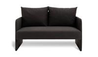 Dixon Small Fabric 2 Seater Sofa in a Box Grey Compact Space Saving