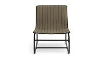 Riba Fabric Sling Accent Chair - Khaki