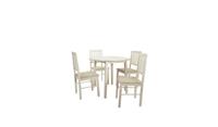 Kendal Extending Oak Dining Table & 4 Oak Chairs