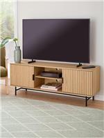Harlow TV Unit Oak Media Stand Storage Cabinet Living Room Furniture