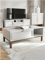 Penkridge Coffee Table Grey Oak Modern Living Room Furniture Storage