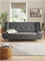 New Lima Fabric Sofa Bed Grey Modern Comfortable Lounge UK