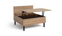 Loft Living Lift Up Coffee Table Oak Modern Living Room Furniture