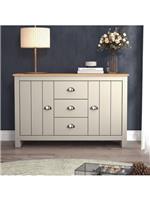 Atlanta Wide Sideboard Light Grey Oak Functional and Stylish Storage Unit