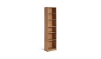 Maine Narrow Bookcase - Oak Effect