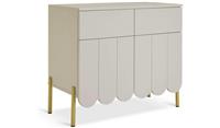 Fala 2 Door 2 Drawer Sideboard Natural Storage Cabinet Living Room