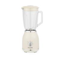 Salter Retro Cream Jug Blender, 1.5L Glass, 2 Speeds, Pulse, 1000W, BPA-Free