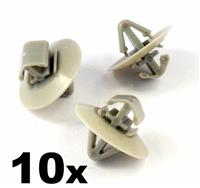 10x Clips for Renault Trafic Traffic Side Moulding / Lower Protection Door Trim