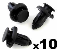 10x Honda Push Fit Plastic Rivet / Fastener Clip - Bumpers, Side Skirts & Grills