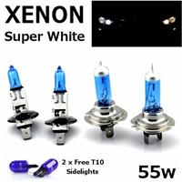 H1 H7 T10 55w SUPER WHITE XENON HID CAR UPGRADE SET HEAD LIGHT BULBS BRIGHT - A
