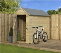 Empire 8000 Premier Apex Shed Wooden 4X9 4ft x 9ft SHIPLAP TONGUE & GROOVE PRESS
