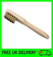 Draper Wire Spark Plug Brush [13157] Brass & Wood 150 mm