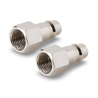 Euro Airline Hose Fitting Connector 1/4 BSP Quick Release Female Thread 2PCS