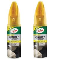 Turtle Wax Interior 1 Car Seat Upholstery Dry Foam Cleaner With Brush 2 x 400ml