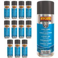 Hycote Grey Primer Aerosol Spray Paint Car Multi-Purpose Preparation 400ml x12