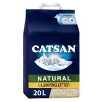 20L Catsan Natural Biodegradable Clumping Cat Litter 20 Litres Kitten Litter