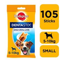 105 Pedigree Dentastix Daily Dental Sticks Dog Treats Small Dog Chews