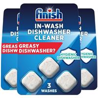 3 x Finish In-wash Dishwasher Cleaner Clean Hidden Grease & Grime 1.89oz
