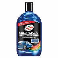 Turtle Wax Color Magic Car Paintwork Polish Restores Scratches Faded 500ml Blue
