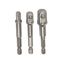 Impact Drill Socket Adapter Converter Set 1/4″ 3/8″ 1/2″ Sq. Square Drive Driver