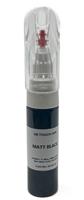 MATT BLACK ALLOY WHEEL TOUCH UP PAINT PEN BRUSH FOR SCRATCH CURB DAMAGE ETC